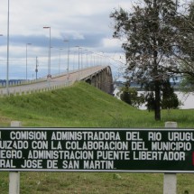 The most southern bridge between Argentina and Uruguay